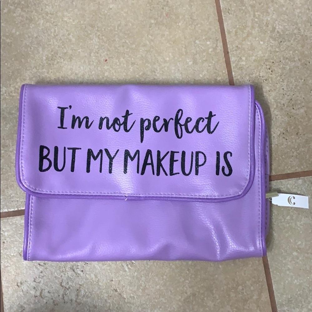 Purple Luxury Makeup Travel Case